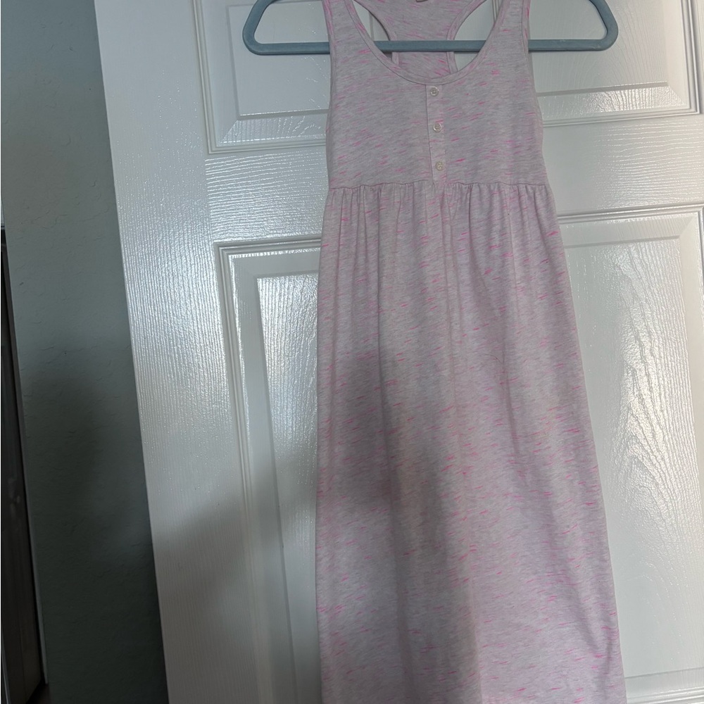 TUCKER & TATE Girls Pink Sleeveless Maxi Dress  SZ M (8-10)